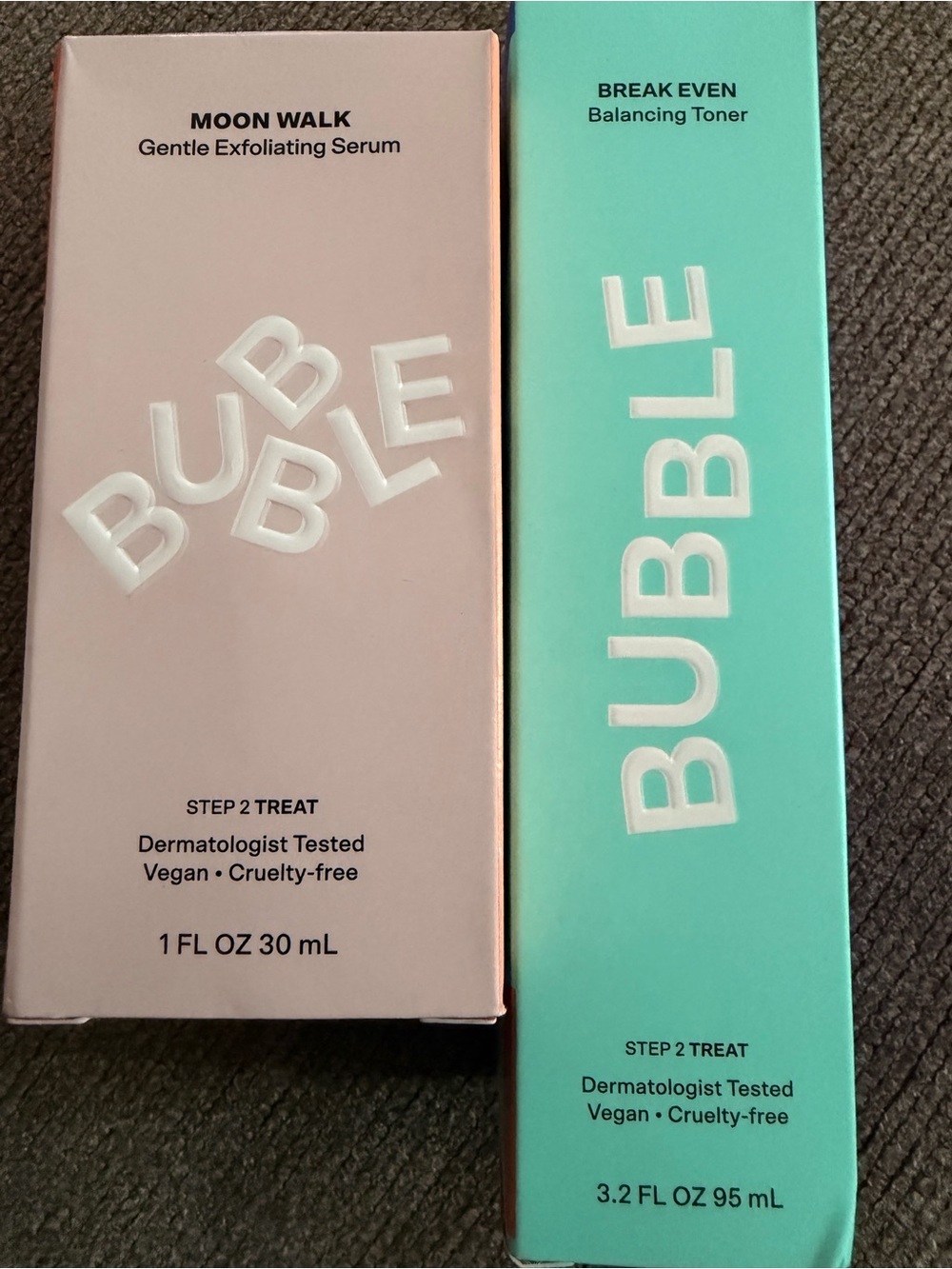 Bubble Skincare Moon Walk Serum + Break Even Balancing Toner Bundle (Get both)